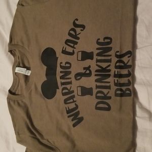 "Wearing Ears and Drinking Beers" Disney Shirt